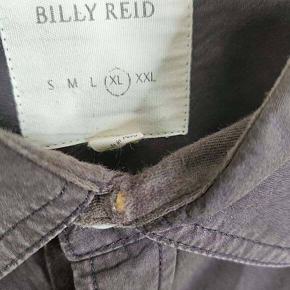Billy Reid Long Sleeve Cotton Button Down Shirt XL - Picture 10 of 10
